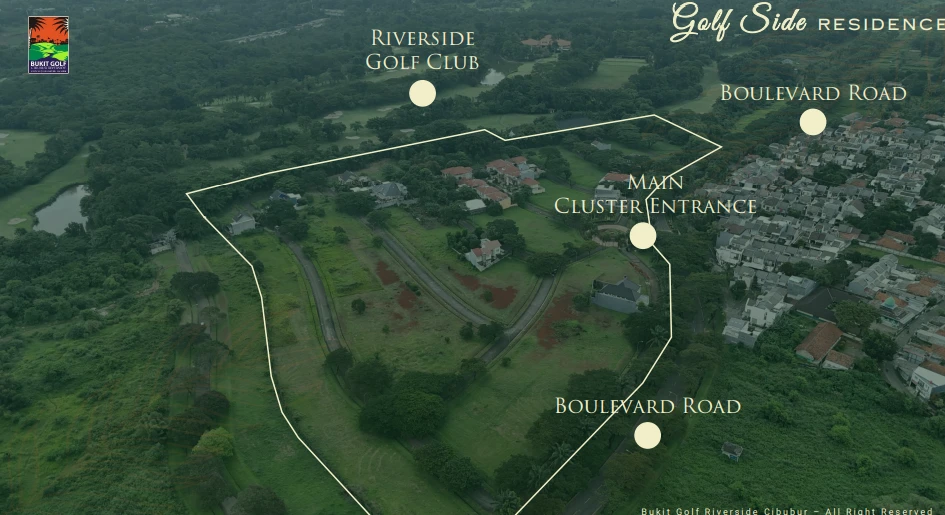 Golf Side Residence Masterplan - Bukit Golf Riverside Cibubur